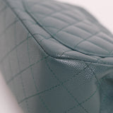 Chanel Mini Square Green Caviar SHW - s24