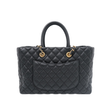 Chanel Coco Handle Tote Bag Black Caviar GHW - s26