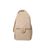 Chanel 25 Small Beige Caviar
