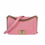 Chanel Le Boy Pink Old Medium -s27