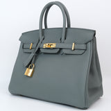 Hermes Birkin 25 Vert Amande GHW - Y