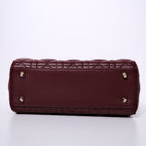 HOLD | Lady Dior Small Burgundy GHW - (BRANDNEW)