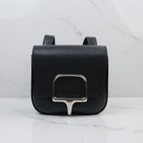 HOLD / Hermes Della Cav Black PHW - Z