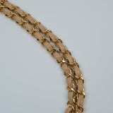 Chanel Double Flap Medium Beige Claire GHW - s31