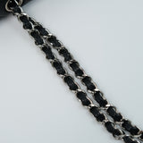 Chanel Double Flap Medium Black SHW - s11