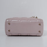 Lady Dior Mini Lotus Pearl GHW