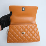 Chanel Coco Handle Caramel Small - (MICROCHIP)