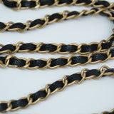 Chanel WOC Black Letres Top Handle GHW - (MICROCHIP)