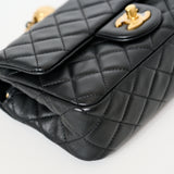Chanel Mini Rec Pearl Crush Black