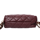 Chanel Burgundy Tote GHW - (MICROCHIP)