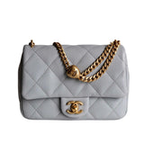 Chanel Mini Flap Gray Sweetheart - (UNUSED)