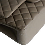 Chanel Double Flap Medium Dark Beige GHW - (MICROCHIP)