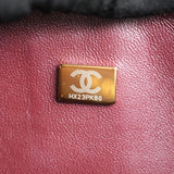 Chanel Double Flap Medium Black Caviar GHW - (MICROCHIP)