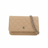 Chanel Wallet on Chain (WOC) Beige SHW - Chip; 2023