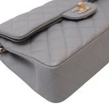 HOLD | Chanel Double Flap Small Dove Gray GHW - s29