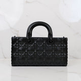 HOLD / Dior D-Joy Medium Black Cannage Calfskin with Diamond Motif