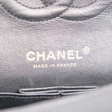 Chanel Double Flap Medium Black s13