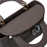 Lady Dior Small Taupe GHW - (UNUSED)