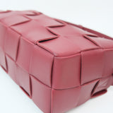 Bottega Veneta Burgundy Cassette Shoulder Bag