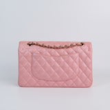 HOLD | Chanel Double Flap Medium Pink Iridescent -s27