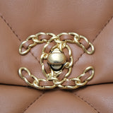 Chanel 19 Small Caramel