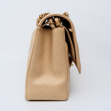 Chanel Double Flap Beige Jumbo - (MICROCHIP)