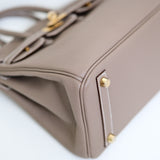 Hermes Birkin 25 Etoupe Togo GHW - G