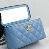 Chanel Vanity Top Handle Caviar Lettres - Microchip