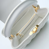 Louis Vuitton East-West Mini Capucine Optical White - GHW