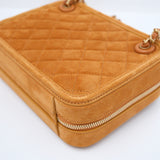 HOLD | Chanel Camera Case Suede GHW