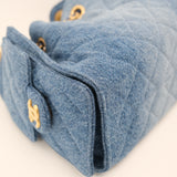 Chanel 25 Mini Denim Blue GHW - (MICROCHIP)