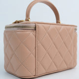 Chanel Vanity Top Handle Pink Beige - s31