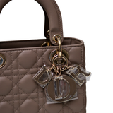 Lady Dior Small Taupe GHW - (UNUSED)