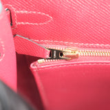 Hermes Kelly 25 Rouge Grenat Sellier GHW - U