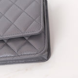 Chanel Wallet On Chain (WOC) Dark Gray - (Chip; 2024)