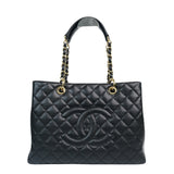 Chanel GST Black Caviar GHW - s16