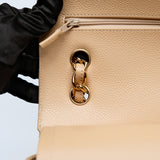 Chanel Double Flap Beige Jumbo - (MICROCHIP)