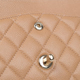 Chanel Double Flap Medium Dark Beige - s25