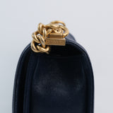 Chanel Le Boy Old Medium Blue -s27