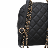 Chanel CC Day Mini Black Backpack GHW - (BRANDNEW)
