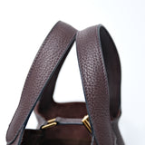 Hermes Picotin 18 Clemence Rouge Sellier - U