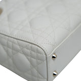 Lady Dior Mini White GHW