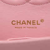Chanel Double Flap Medium Sakura GHW - s10