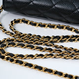 Chanel Classic WOC Black Caviar GHW - (MICROCHIP)