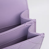 Chanel Top Handle Flap Purple - (MICROCHIP)