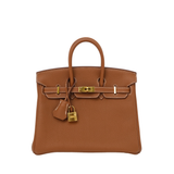 Hermes Birkin 25 Gold Togo GHW - (BRANDNEW)