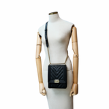 Chanel North South Le boy Black Caviar - s30