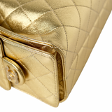 Chanel 25 Mini Gold Metallic