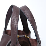 Hermes Picotin 18 Clemence Rouge Sellier - U