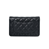Chanel Classic WOC Black Caviar GHW - (MICROCHIP)